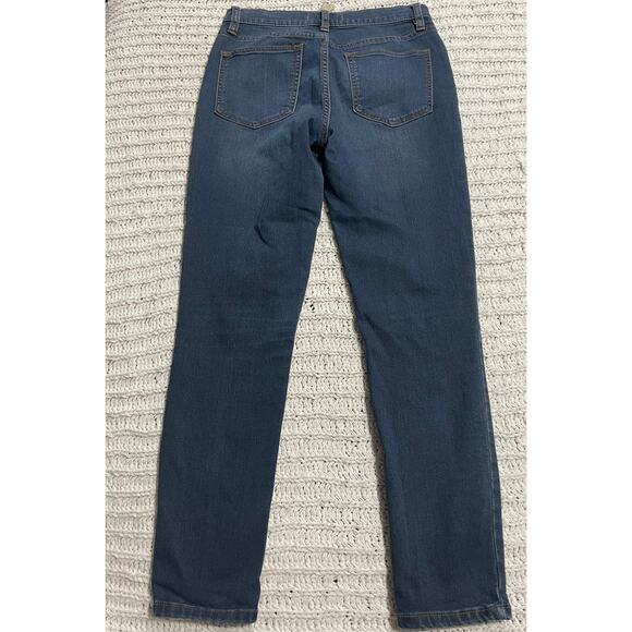 Free People Skinny Jean Mid-Rise Stretch Womens Sz 27 Blue Denim 61855-16515125 - Picture 6 of 11
